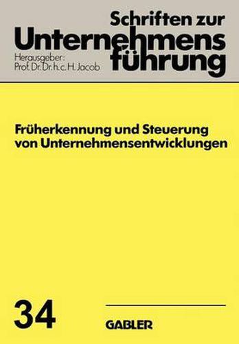 Cover image for Fruherkennung Und Steuerung Von Unternehmensentwicklungen