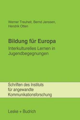 Cover image for Bildung Fur Europa: Interkulturelles Lernen in Jugendbegegnungen