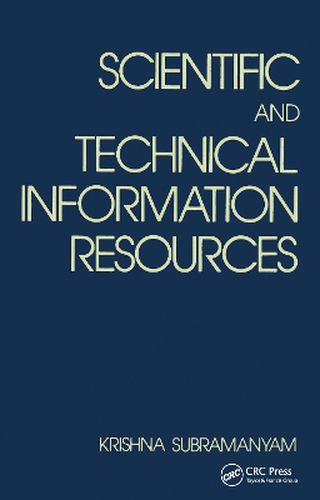 Cover image for Scientific and Technical Information Resources