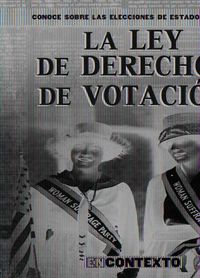 Cover image for Las Leyes de Derechos de Votacion (Landmark Voting Laws)