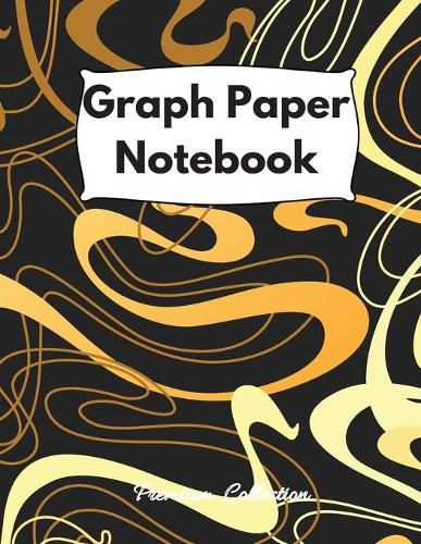 Cover image for Graph Paper Notebook: Large Simple Graph Paper Notebook, 100 Quad ruled 4x4 pages 8.5 x 11 / Grid Paper Notebook for Math and Science Students