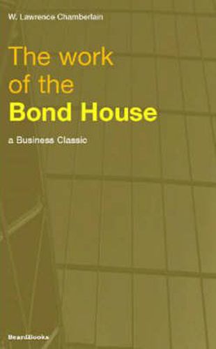 Cover image for The Work of the Bond House