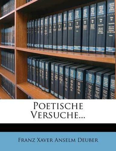 Cover image for Poetische Versuche...