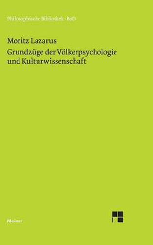 Cover image for Grundzuge der Voelkerpsychologie und Kulturwissenschaft