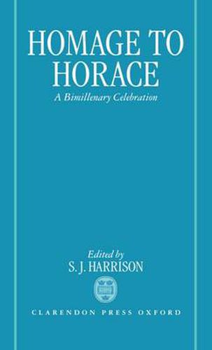 Cover image for Homage to Horace: A Bimillenary Celebration