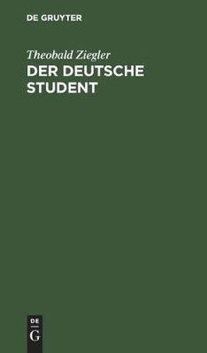 Cover image for Der Deutsche Student