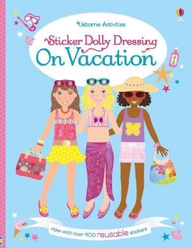 Sticker Dolly Dressing On Vacation