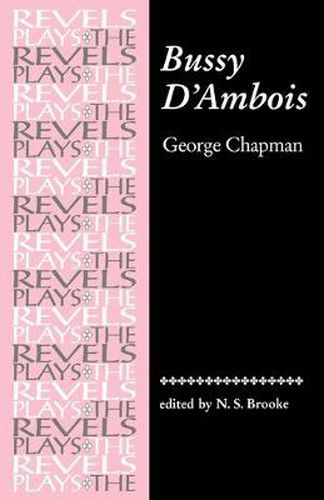 Cover image for Bussy d'Ambois