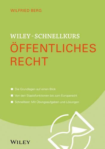 Cover image for Wiley-Schnellkurs OEffentliches Recht