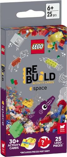 LEGO (R) Books: ReBuild Activity Cards: Space (with over 30 activity cards and 25 LEGO elements)