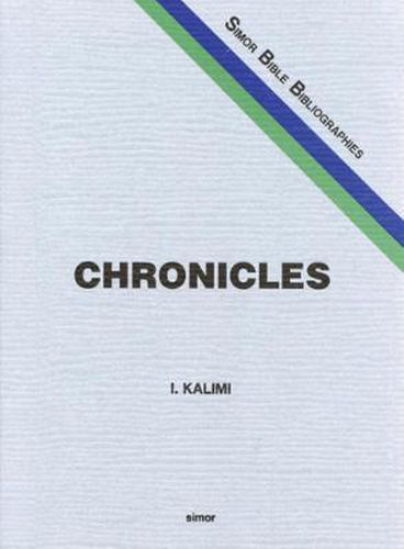 Cover image for The Books of Chronicles: A Classified Bibliography