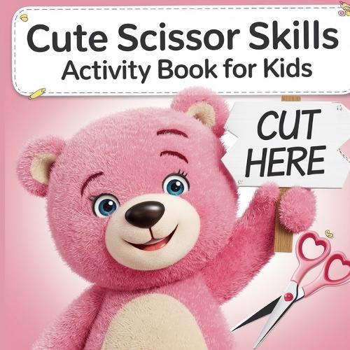 Cover image for Scissor Skills Cute Activity Book for Kids