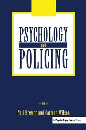 Cover image for Psychology and Policing