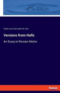 Cover image for Versions from Hafiz