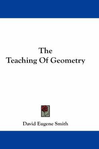 The Teaching of Geometry