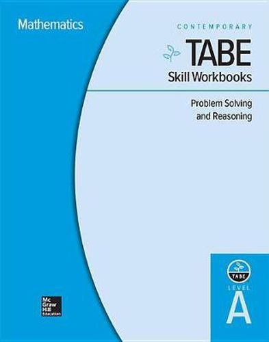 Cover image for Tabe Skill Workbooks Level A: Problem Solving and Reasoning - 10 Pack