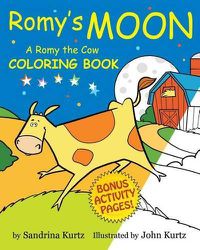 Cover image for Romy's Moon Coloring Book: A Romy the Cow Coloring Book