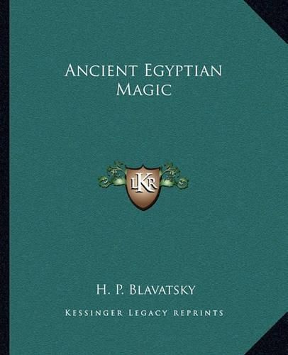 Cover image for Ancient Egyptian Magic