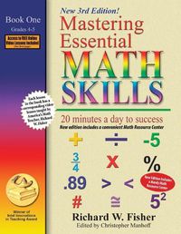 Cover image for Mastering Essential Math Skills, Book 1: Grades 4 and 5, 3rd Edition: 20 minutes a day to success