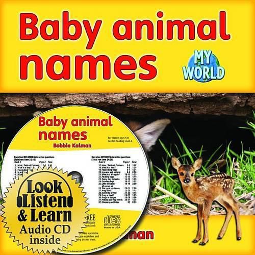 Cover image for Baby Animal Names - CD + Hc Book - Package