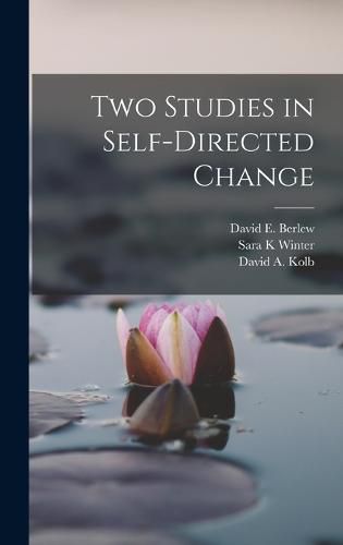 Cover image for Two Studies in Self-directed Change