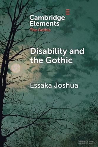 Cover image for Disability and the Gothic