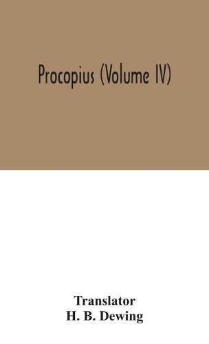 Cover image for Procopius (Volume IV)