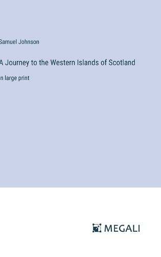 Cover image for A Journey to the Western Islands of Scotland