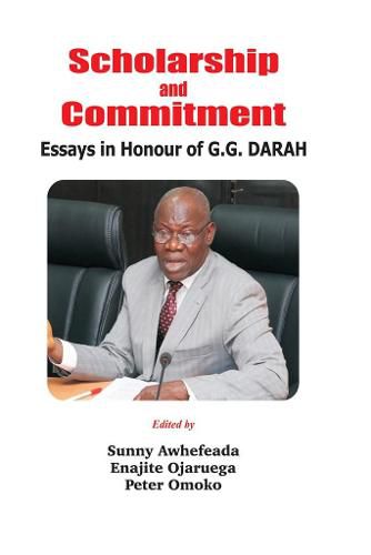 Cover image for Scholarship and Commitment: Essays in Honour of G.G. DARAH