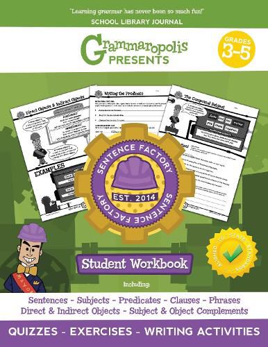 Cover image for The Parts of the Sentence Workbook, Grades 3-5