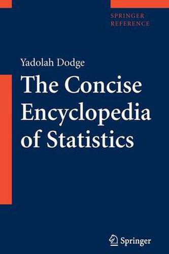 Cover image for The Concise Encyclopedia of Statistics