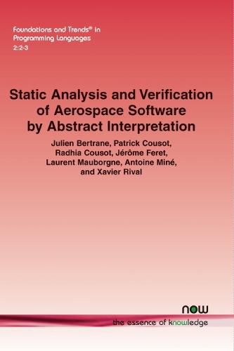 Static Analysis and Verification of Aerospace Software by Abstract Interpretation