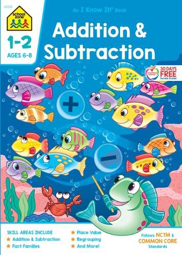 Cover image for School Zone Addition & Subtraction Grades 1-2 Workbook