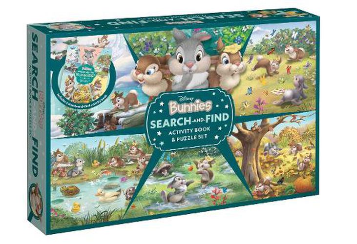 Disney Bunnies: Search-and-Find Activity Book and Puzzle Set (200 Pieces)