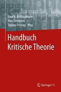 Cover image for Handbuch Kritische Theorie