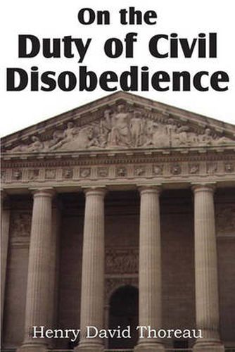 Cover image for On the Duty of Civil Disobedience