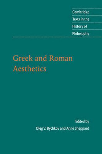 Cover image for Greek and Roman Aesthetics