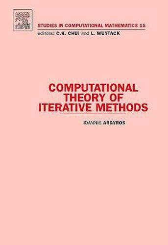Cover image for Computational Theory of Iterative Methods
