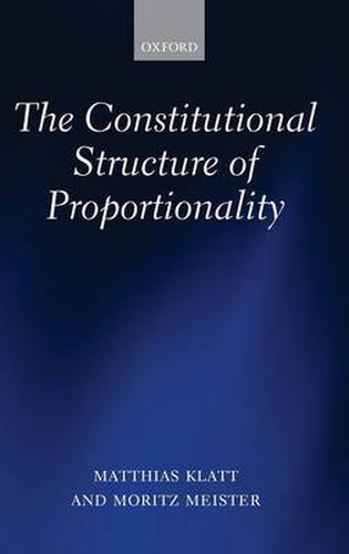 Cover image for The Constitutional Structure of Proportionality