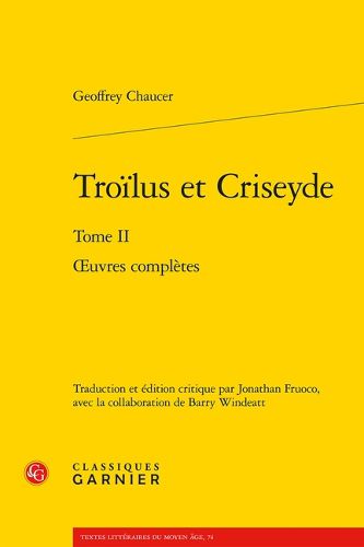 Cover image for Troilus Et Criseyde