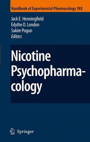 Cover image for Nicotine Psychopharmacology