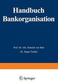 Cover image for Handbuch Bankorganisation