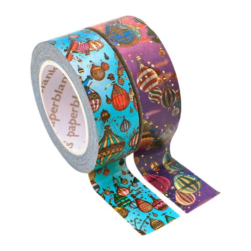 Cover image for Balloon Festival/Sunset Ride (Mixed Pack) Washi Tape