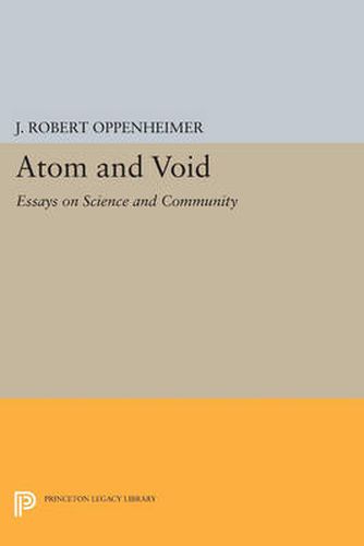 Cover image for Atom and Void: Essays on Science and Community