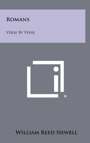 Cover image for Romans: Verse by Verse