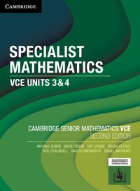 Cover image for Specialist Mathematics VCE Units 3&4