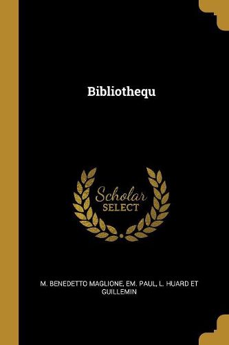 Cover image for Bibliothequ