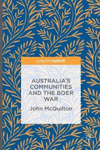 Cover image for Australia's Communities and the Boer War