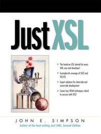 Cover image for Just XSL