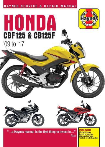 Cover image for Honda CBF125 & CB125F ('09 To '17)